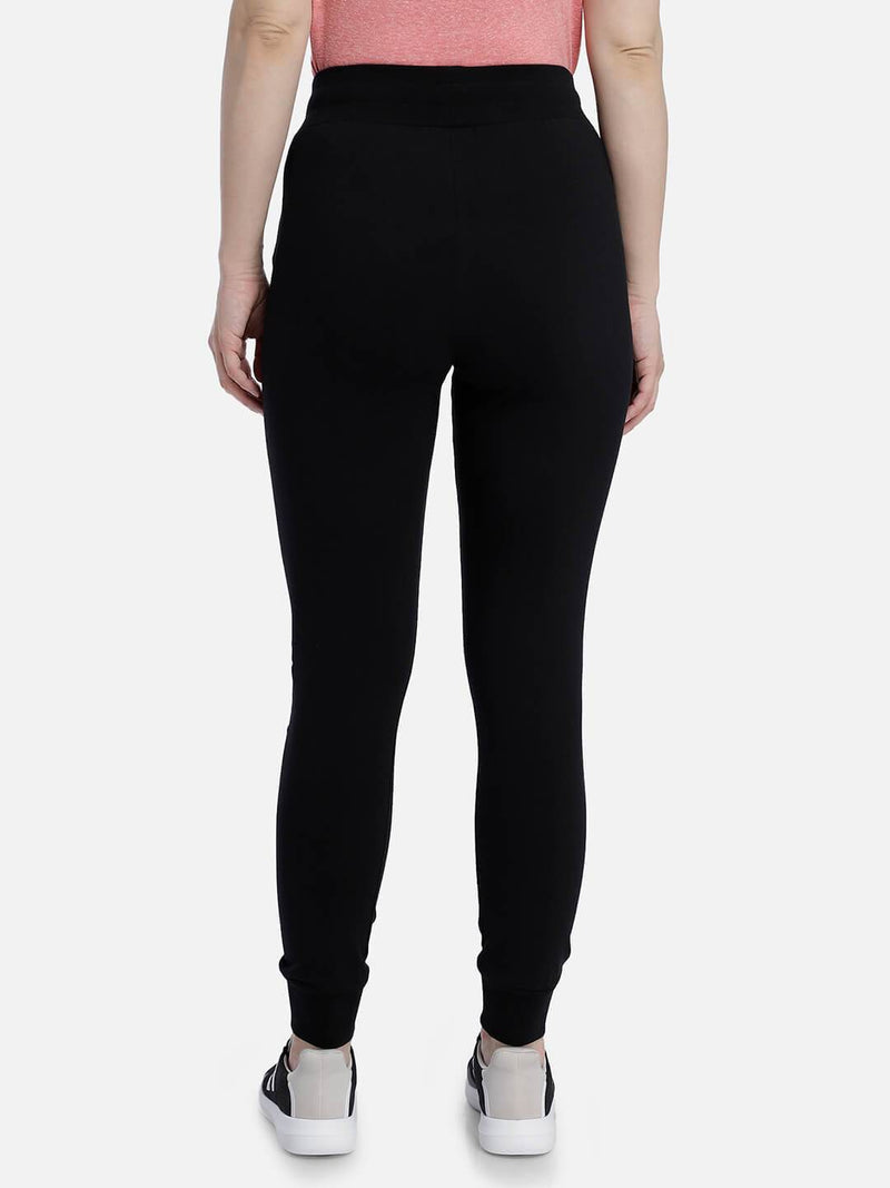 Sandra Cotton Tapered Pant - Black