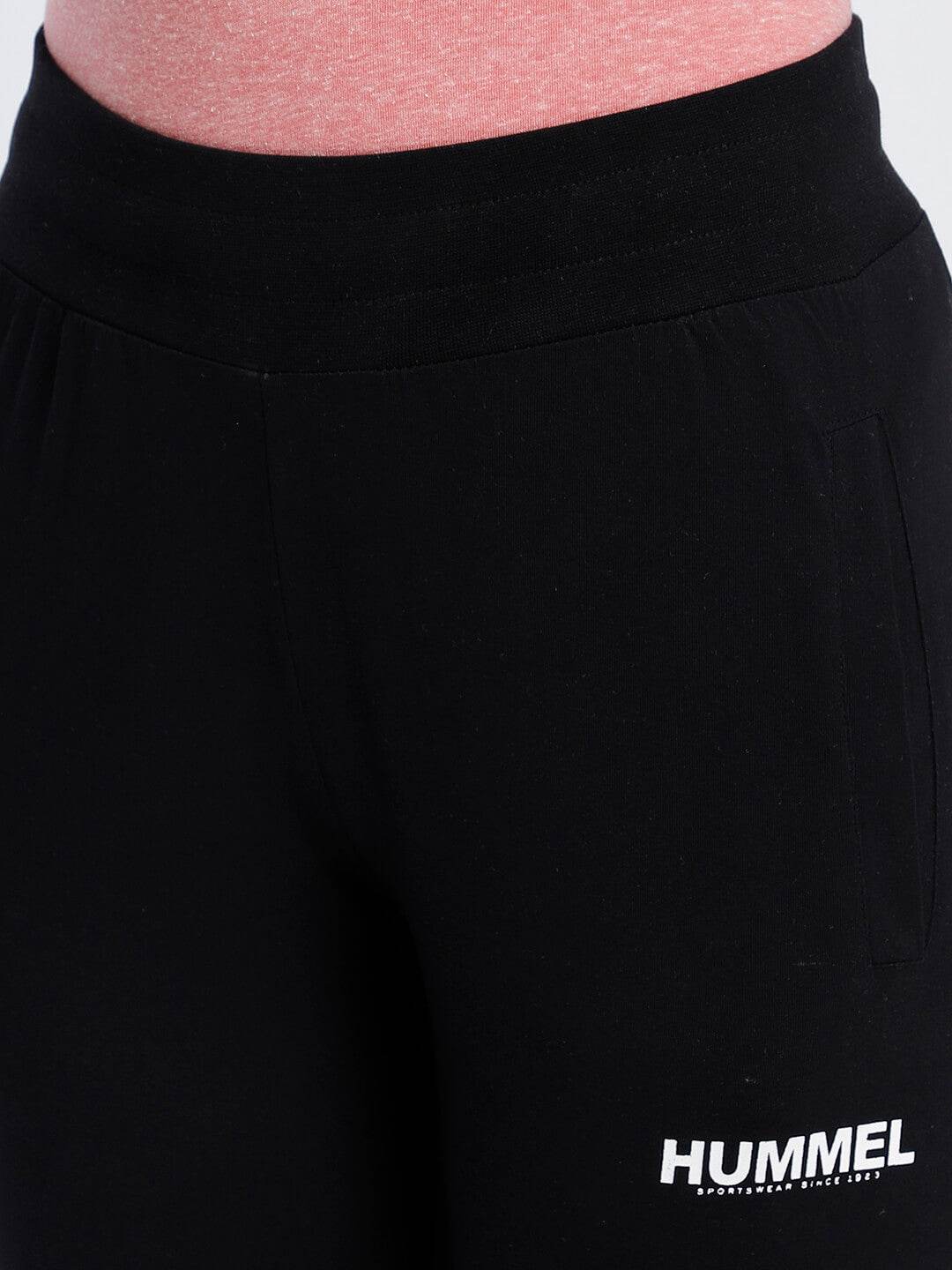 Sandra Cotton Tapered Pant - Black