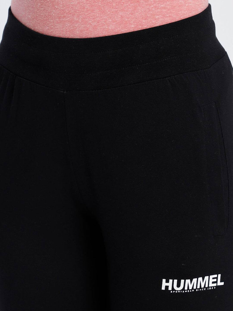 Sandra Cotton Tapered Pant - Black