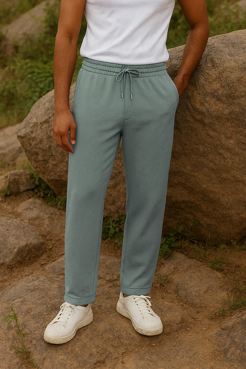 Slate grey 4 Way stretchable Lounge Pant - Regular fit