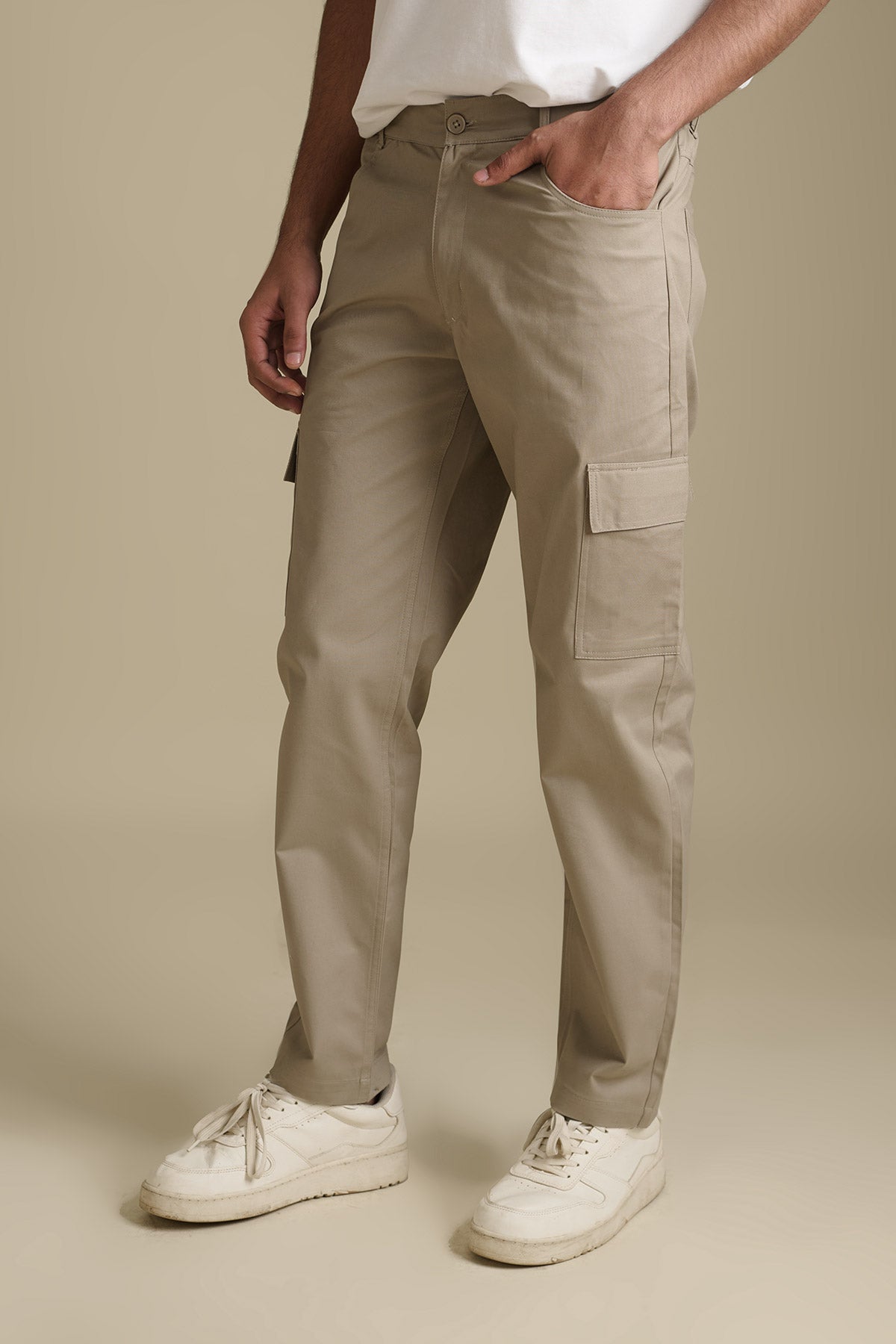 Smokey Taupe Modern cargo - Regular fit