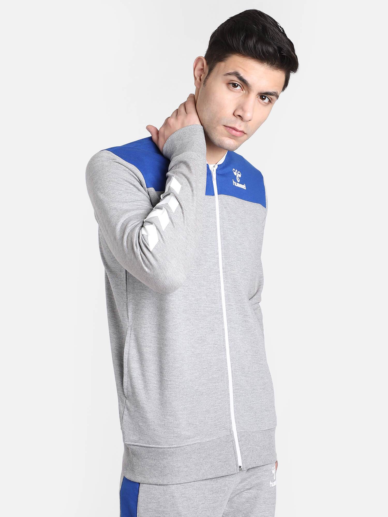 Toppus Cotton Poly Track Jacket - Grey