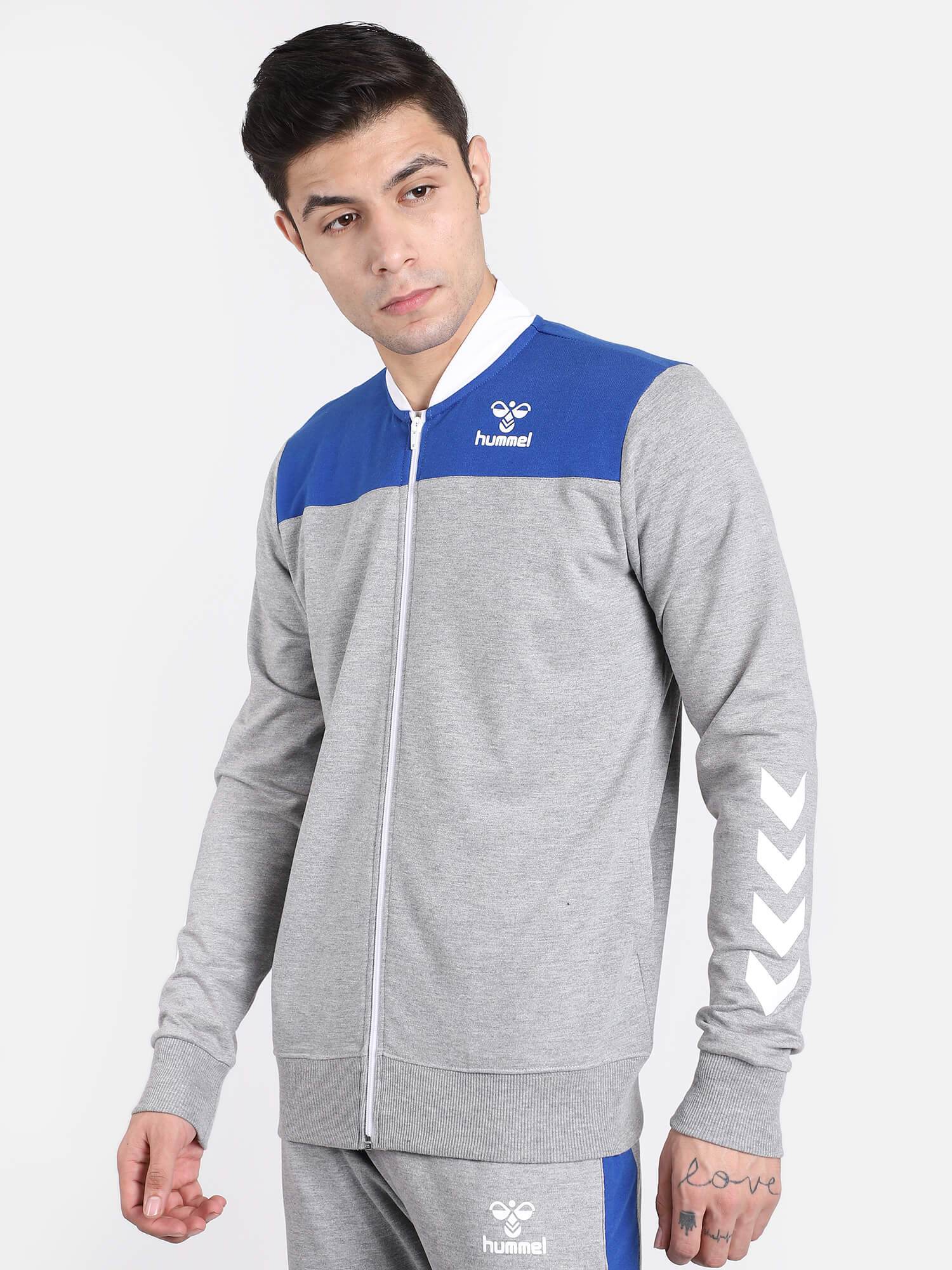 Toppus Cotton Poly Track Jacket - Grey