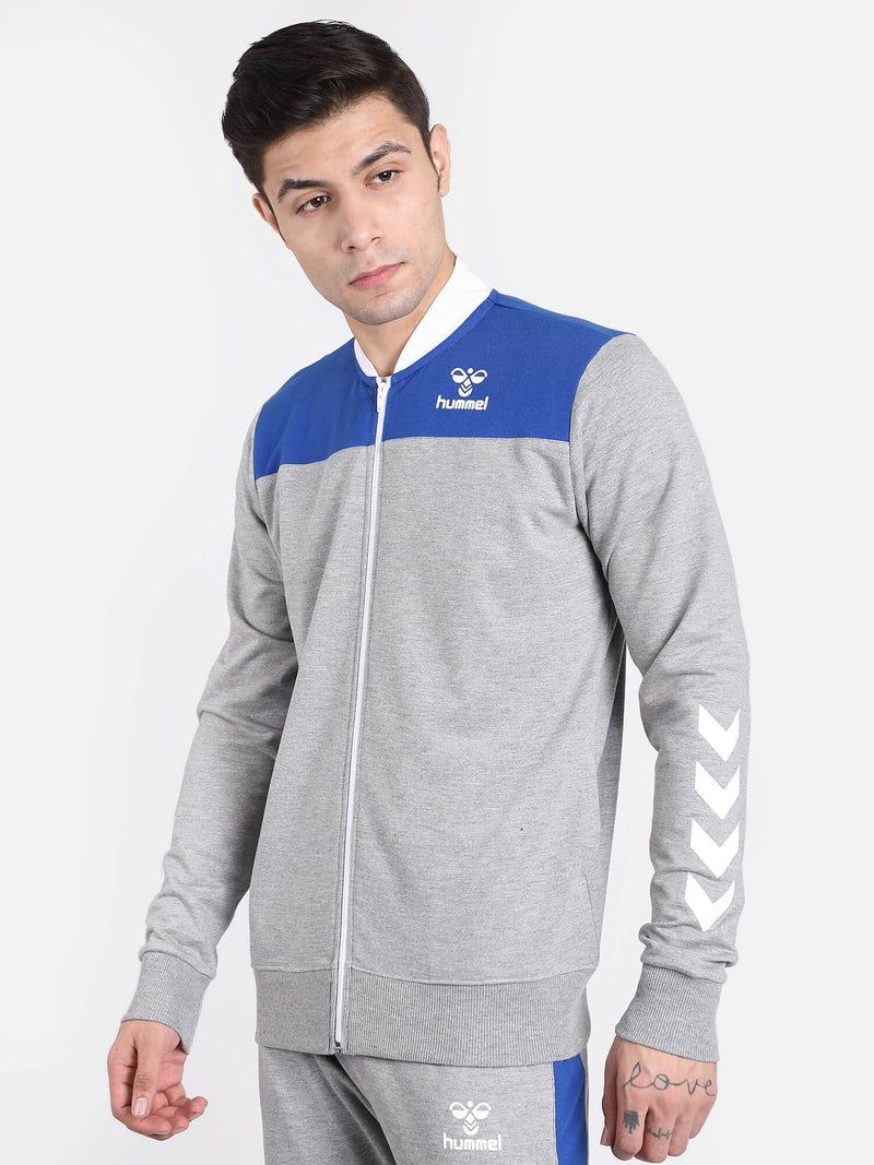 Toppus Cotton Poly Track Jacket - Grey