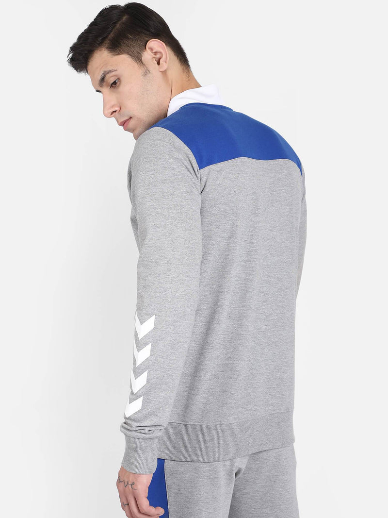 Toppus Cotton Poly Track Jacket - Grey