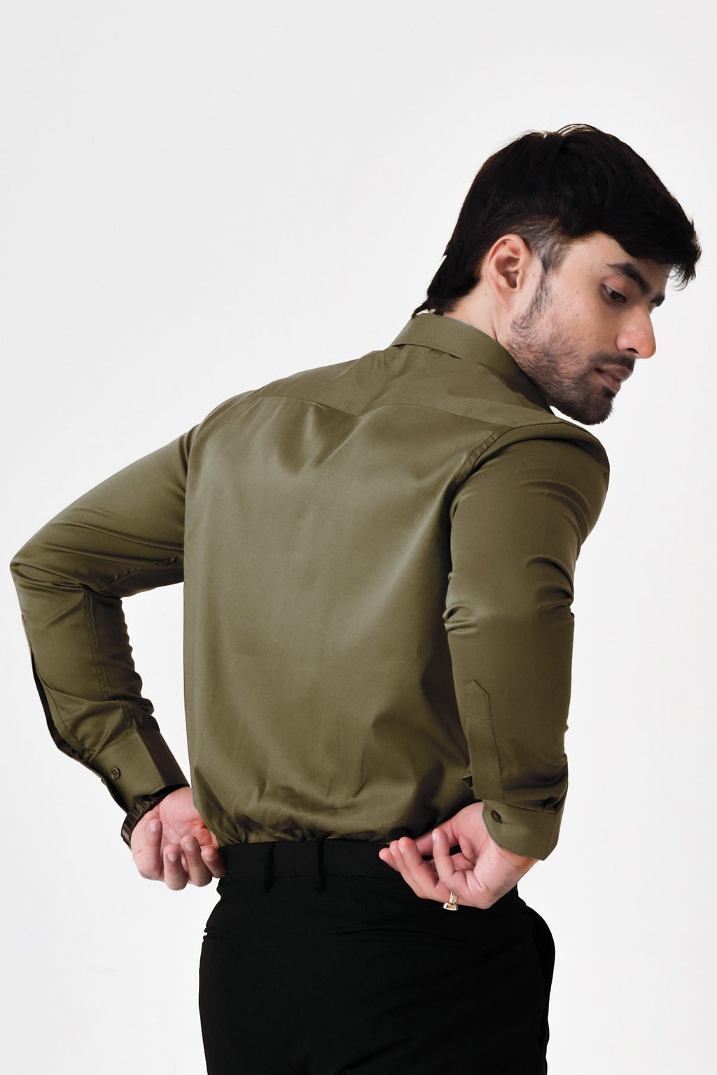 Vintage Olive Classic shirt - Regular fit