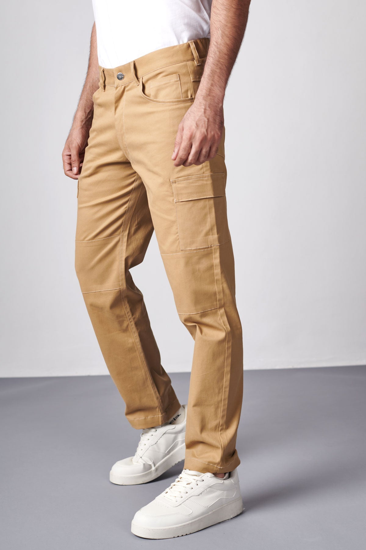 Wheat Beige Modern Cargo - Regular fit