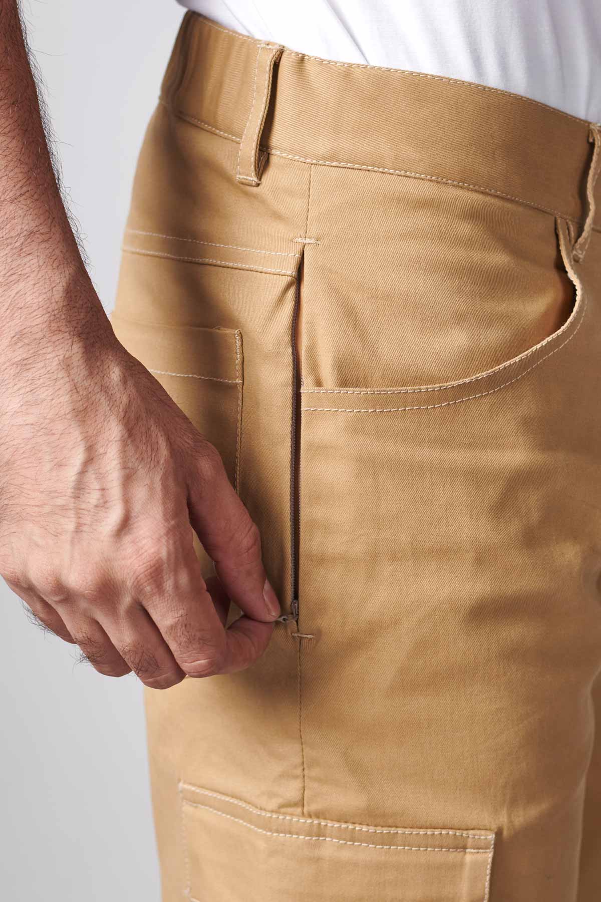 Wheat Beige Modern Cargo - Regular fit