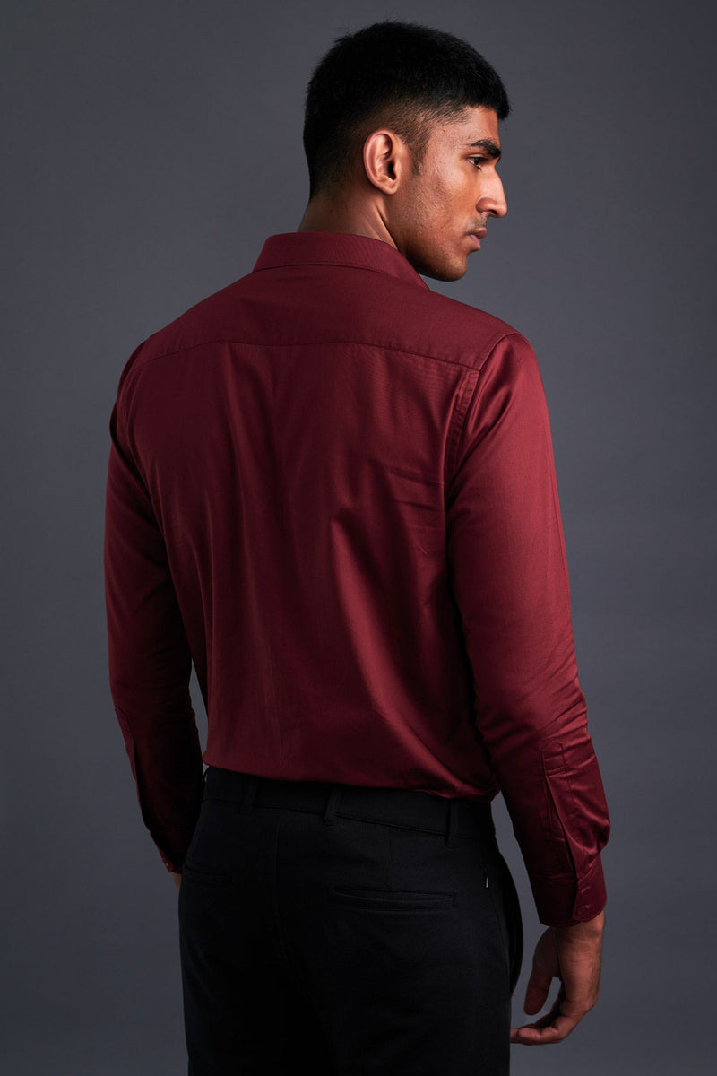 Wine Classic shirt - Regular fit