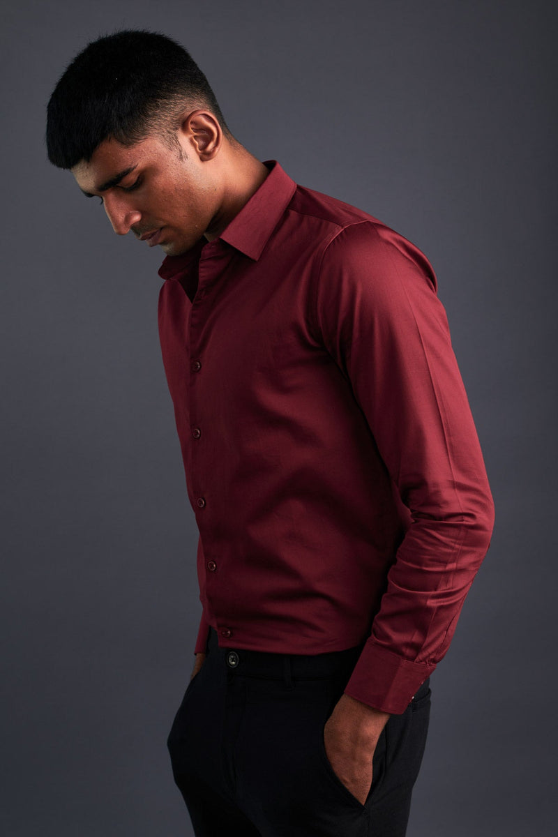 Wine Classic shirt - Regular fit