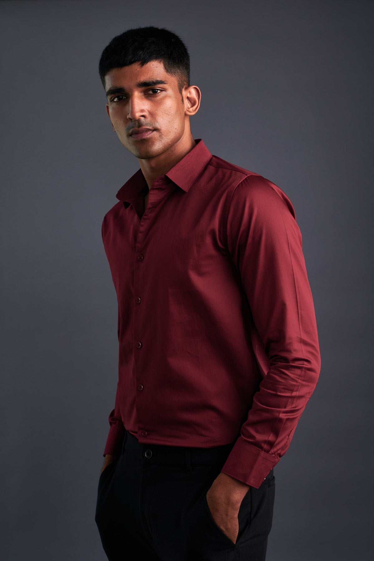 Wine Classic shirt - Regular fit